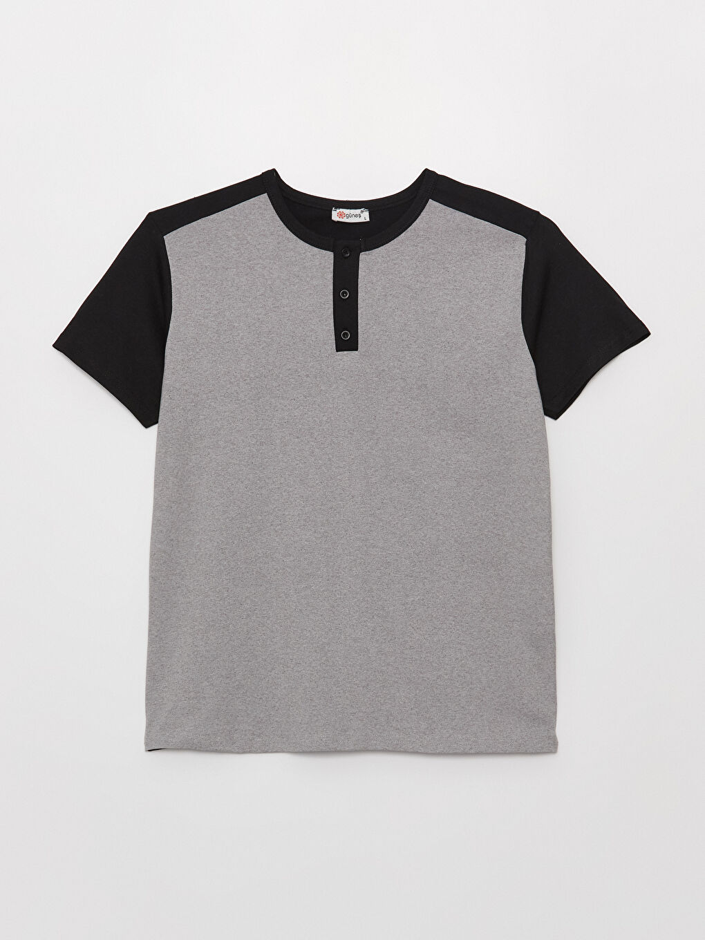 Gri Dar Kalıp Erkek Pijama Takımı-1