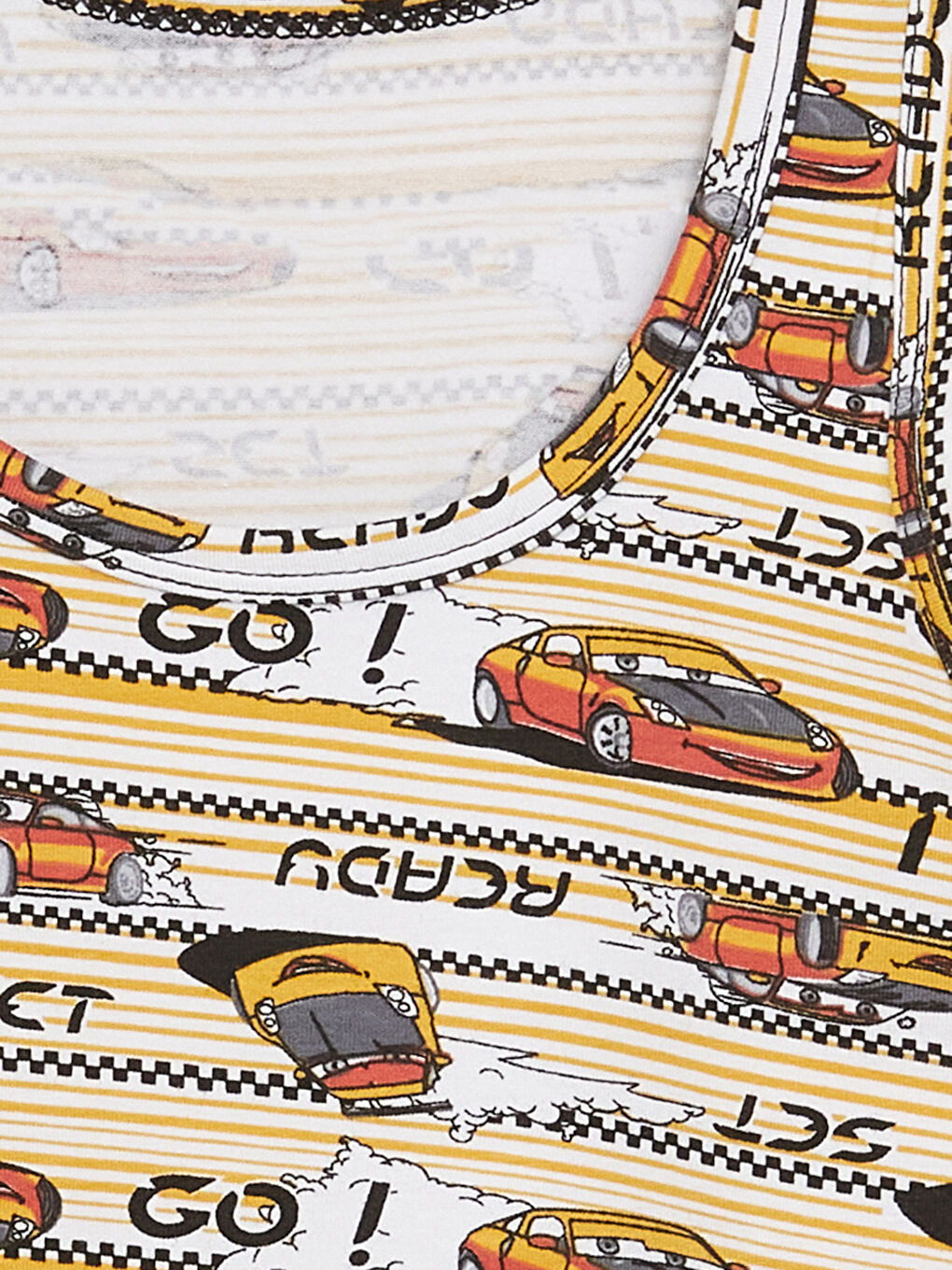 Karışık Bisiklet Yaka Baskılı Erkek Çocuk Atlet 3'lü-8