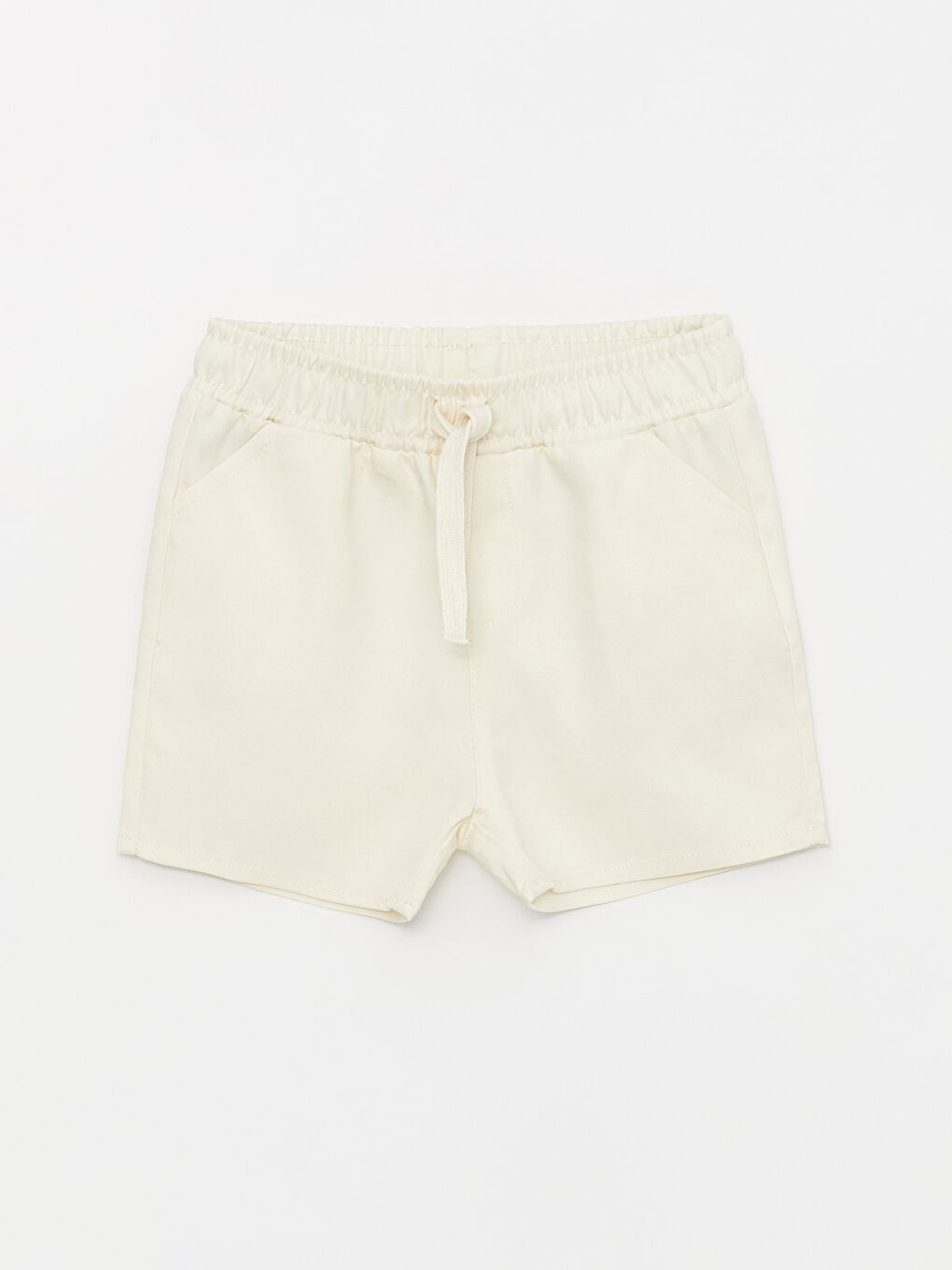 Sarı Kısa Kollu Desenli Erkek Bebek Gömlek ve Şort 2'li Takım-3