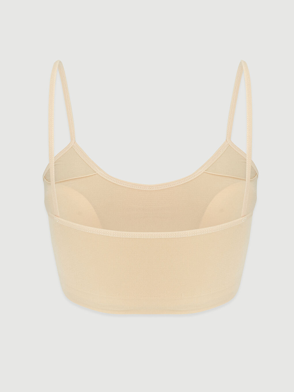 Bej Askılı Kadın Büstiyer-1