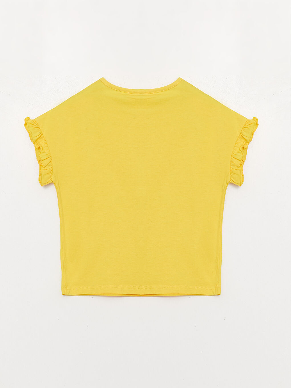 Crew Neck Basic Baby Girl T-Shirt -S3LA66Z1-FWV