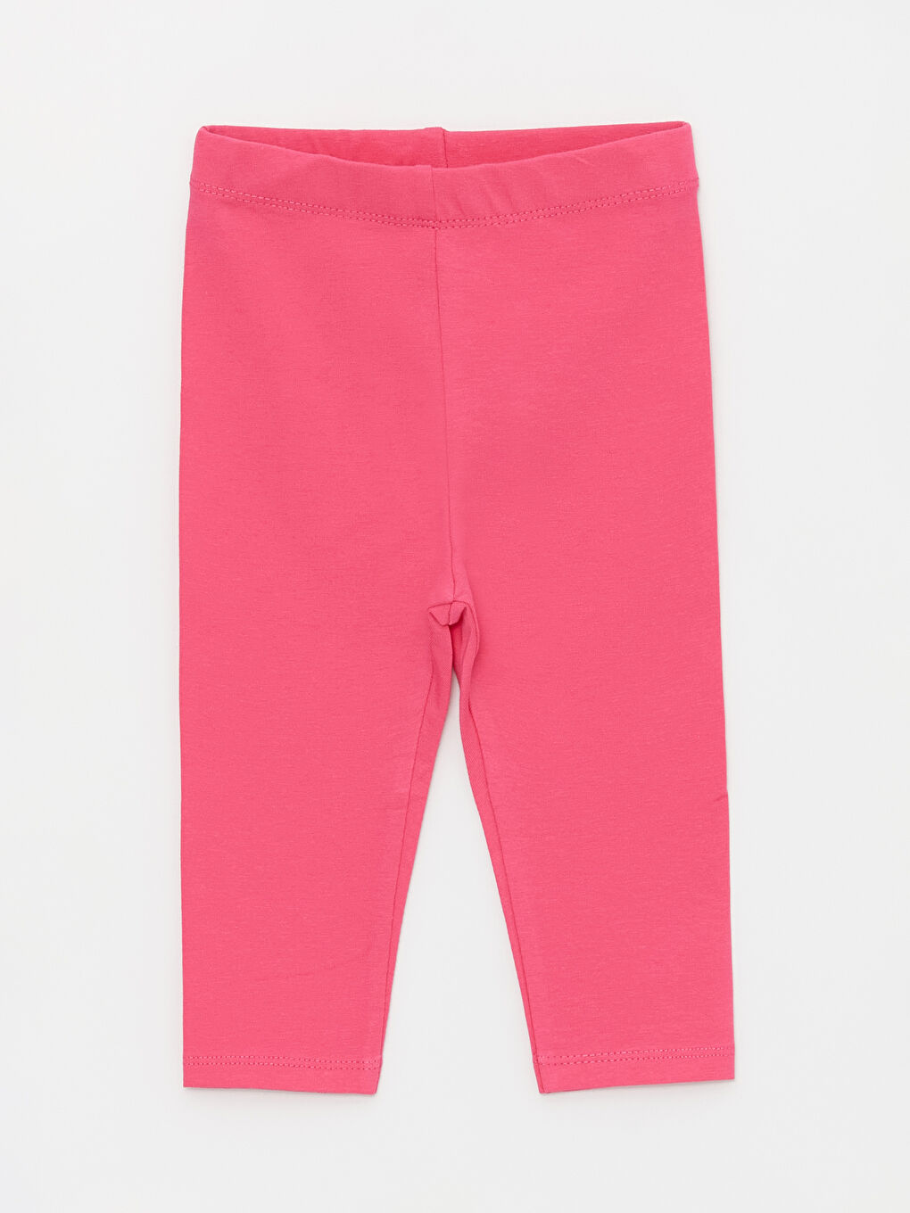 Gri Beli Lastikli Basic Kız Bebek Tayt 2'li-1