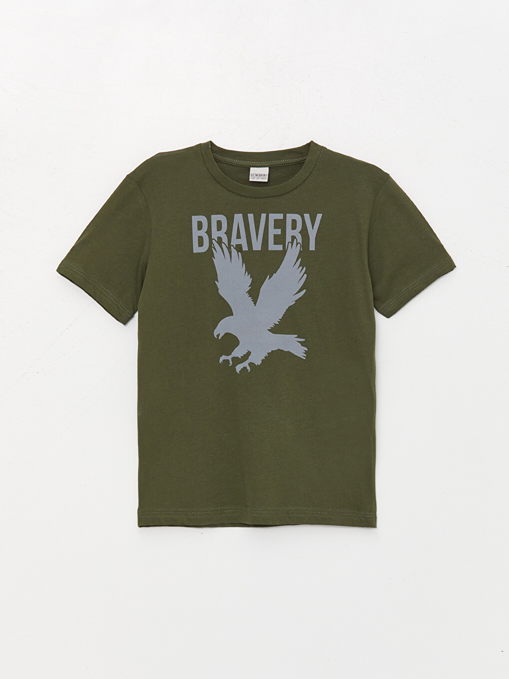 T-shirt Pour Garçons Imprimé À Manches Courtes Et Col Rond