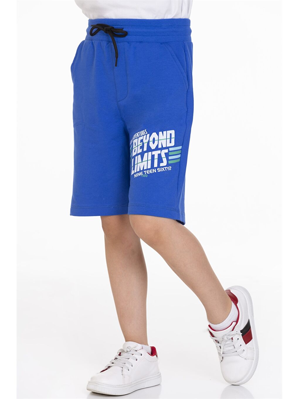 Elasticated Waist Printed Boys' Shorts-1