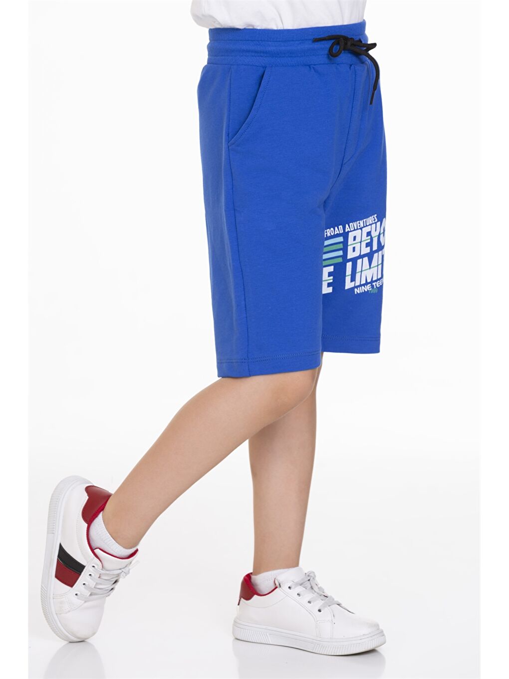 Elasticated Waist Printed Boys' Shorts-2