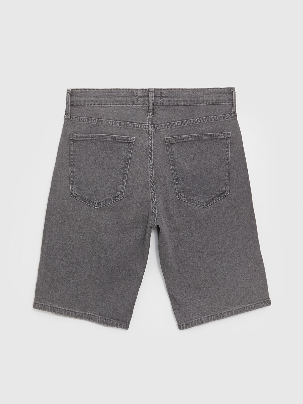 LCW Jeans Gri Slim Fit Erkek Jean Şort - 6