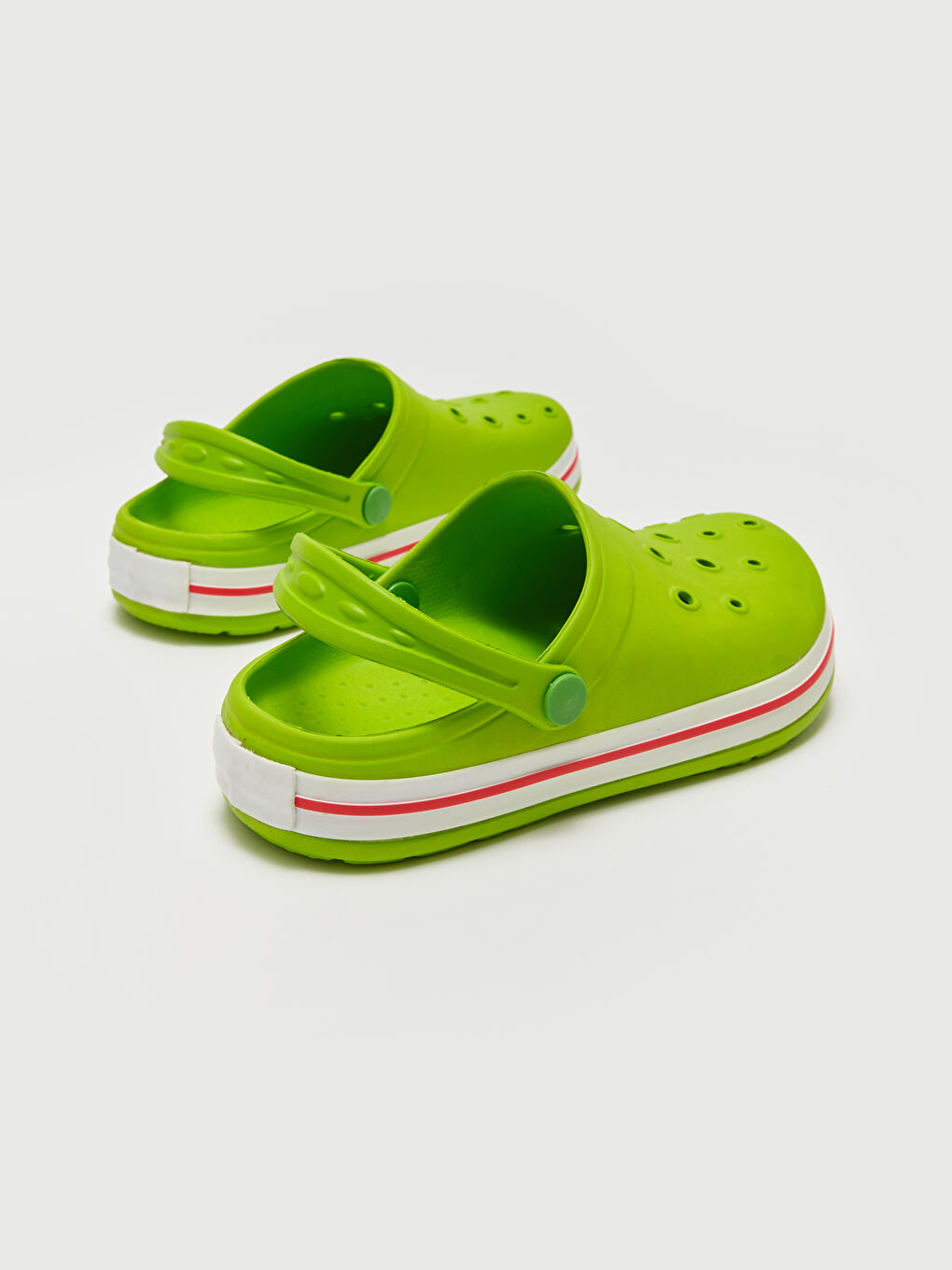 Yeşil Delikli Erkek Çocuk Plaj Sandaleti-4