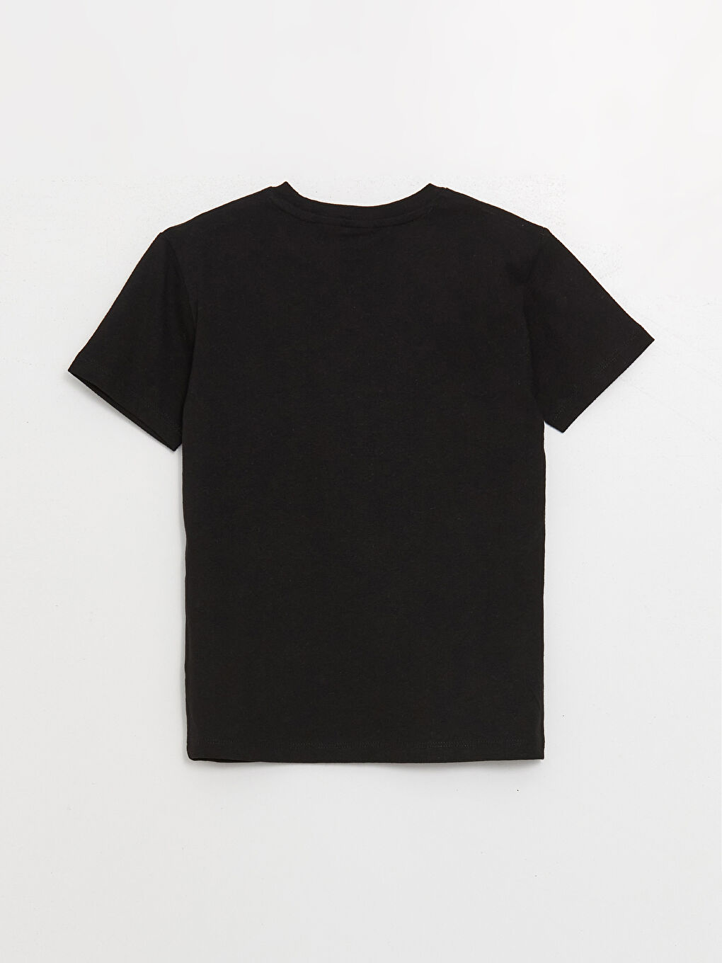 Siyah Bisiklet Yaka Hulk Baskılı Kısa Kollu Erkek Çocuk Tişört-1