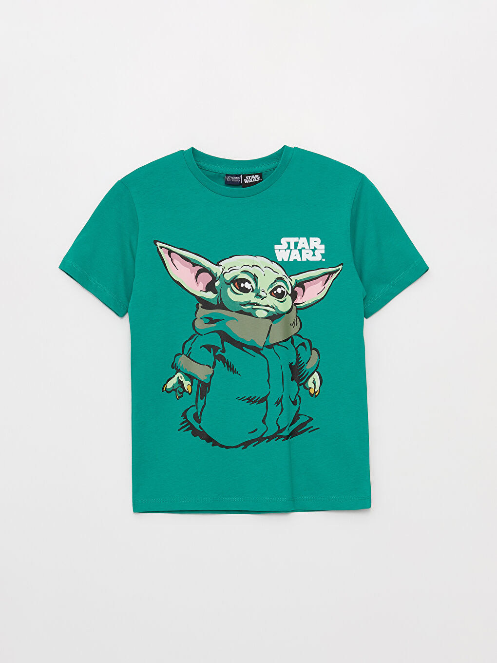 Crew Neck Star Wars Printed Short Sleeve Boys' T-Shirt -S3LC03Z4-GTF