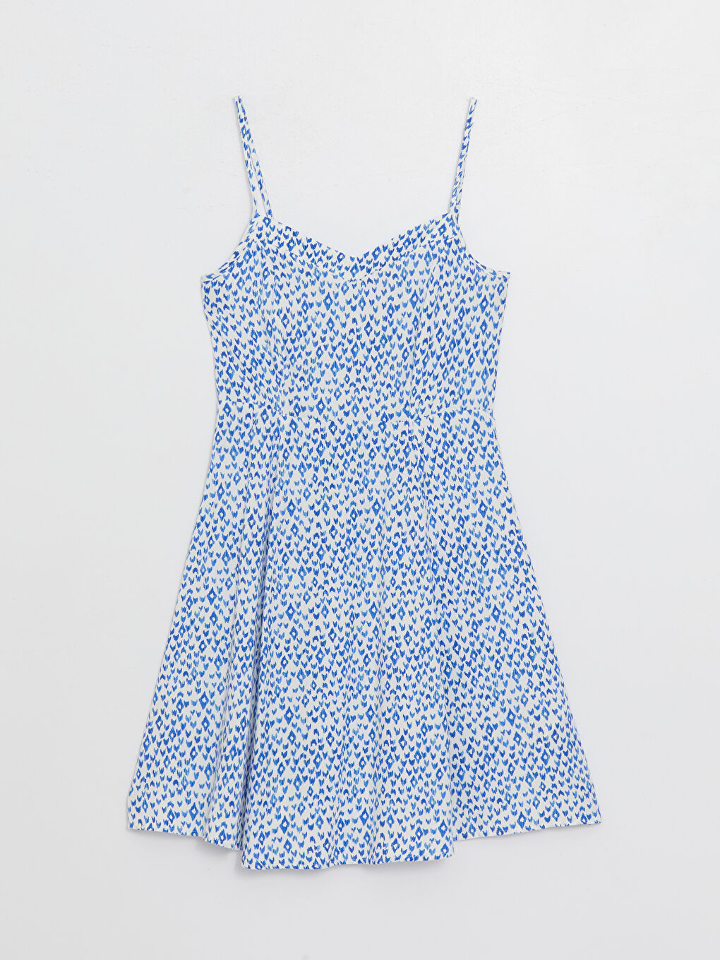 Heart Collar Patterned Strap Women's Dress -S3LC21Z8-LU7