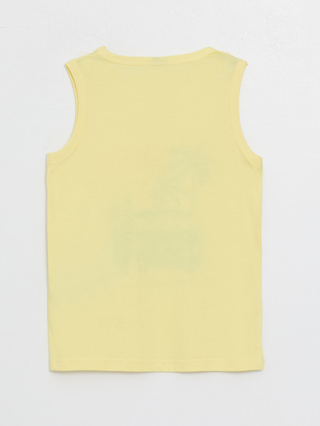 Sarı Bisiklet Yaka Baskılı Erkek Çocuk Atlet-1