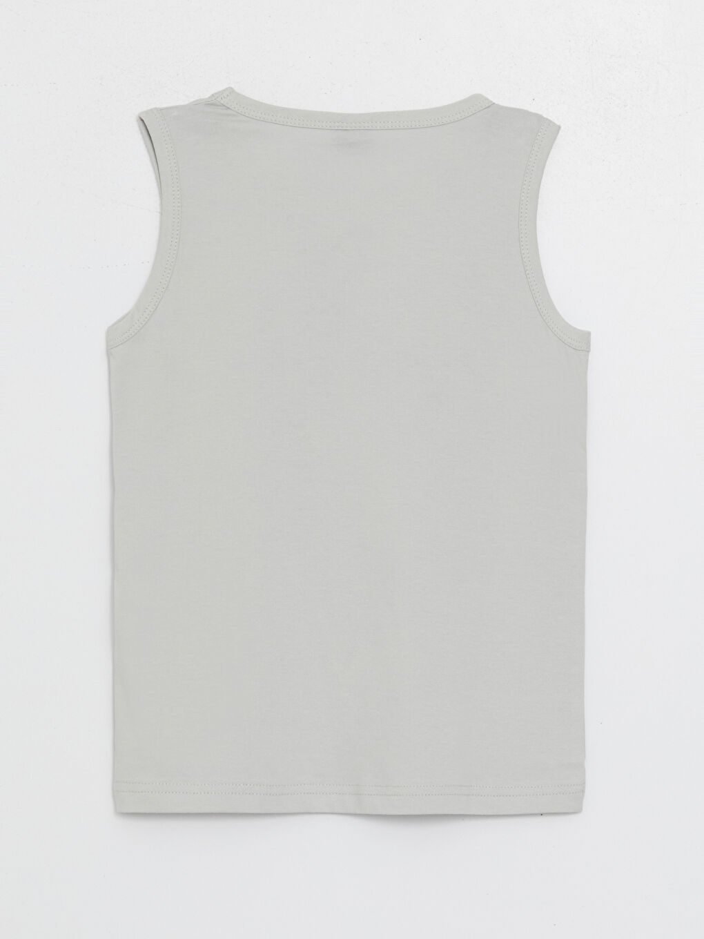 Crew Neck Printed Boys' Vest-1