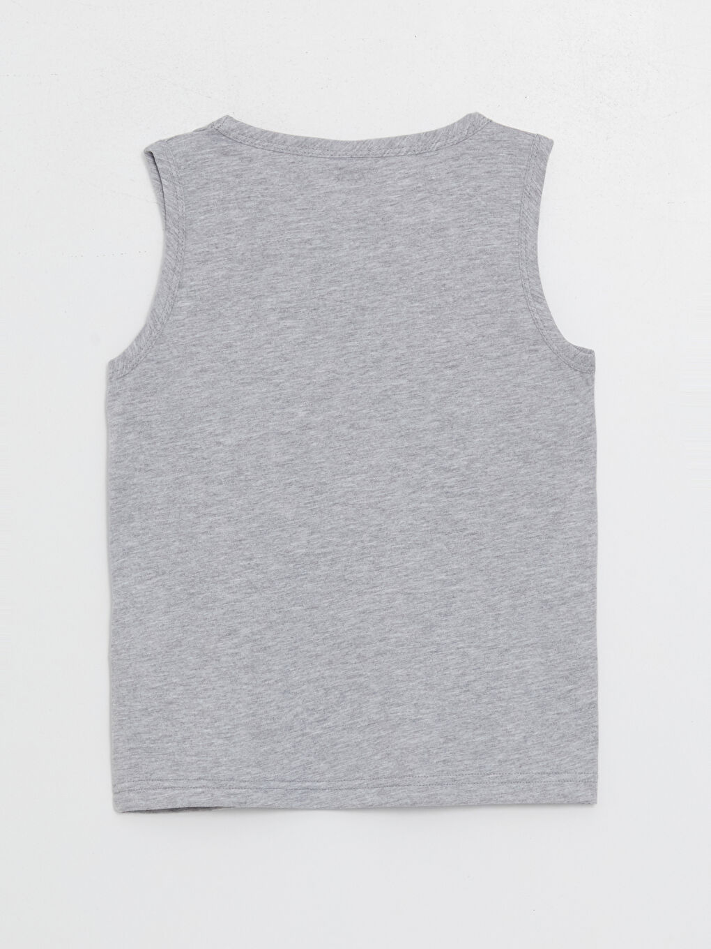 Crew Neck Printed Boys' Vest-1