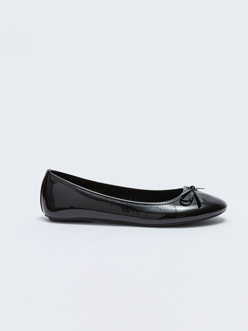 LCW STEPS Leather Look Women's Flats With Bow -S4BK97Z8-HUC