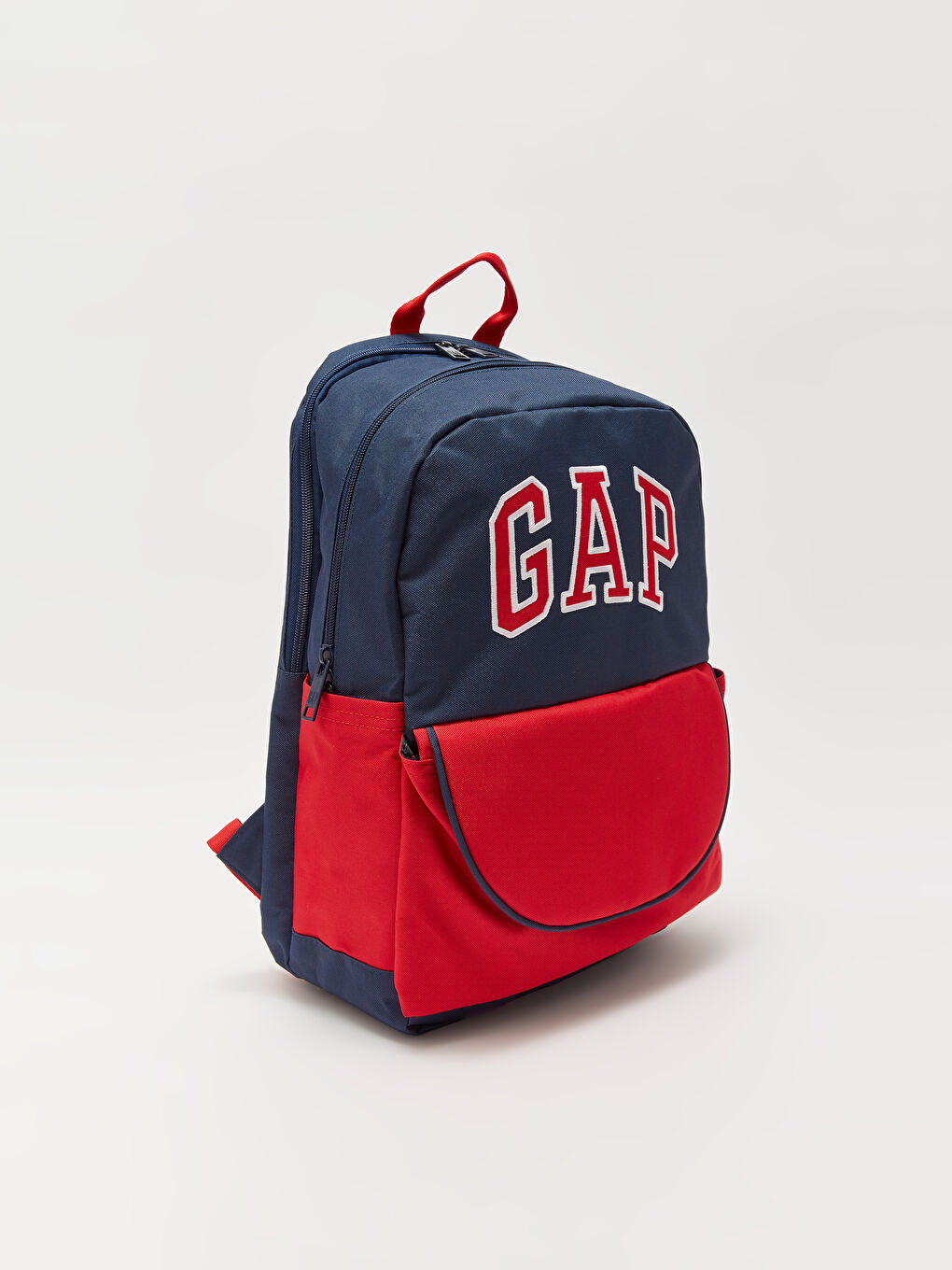 Lacivert Yazı Nakışlı Erkek Çocuk Okul Çantası-1