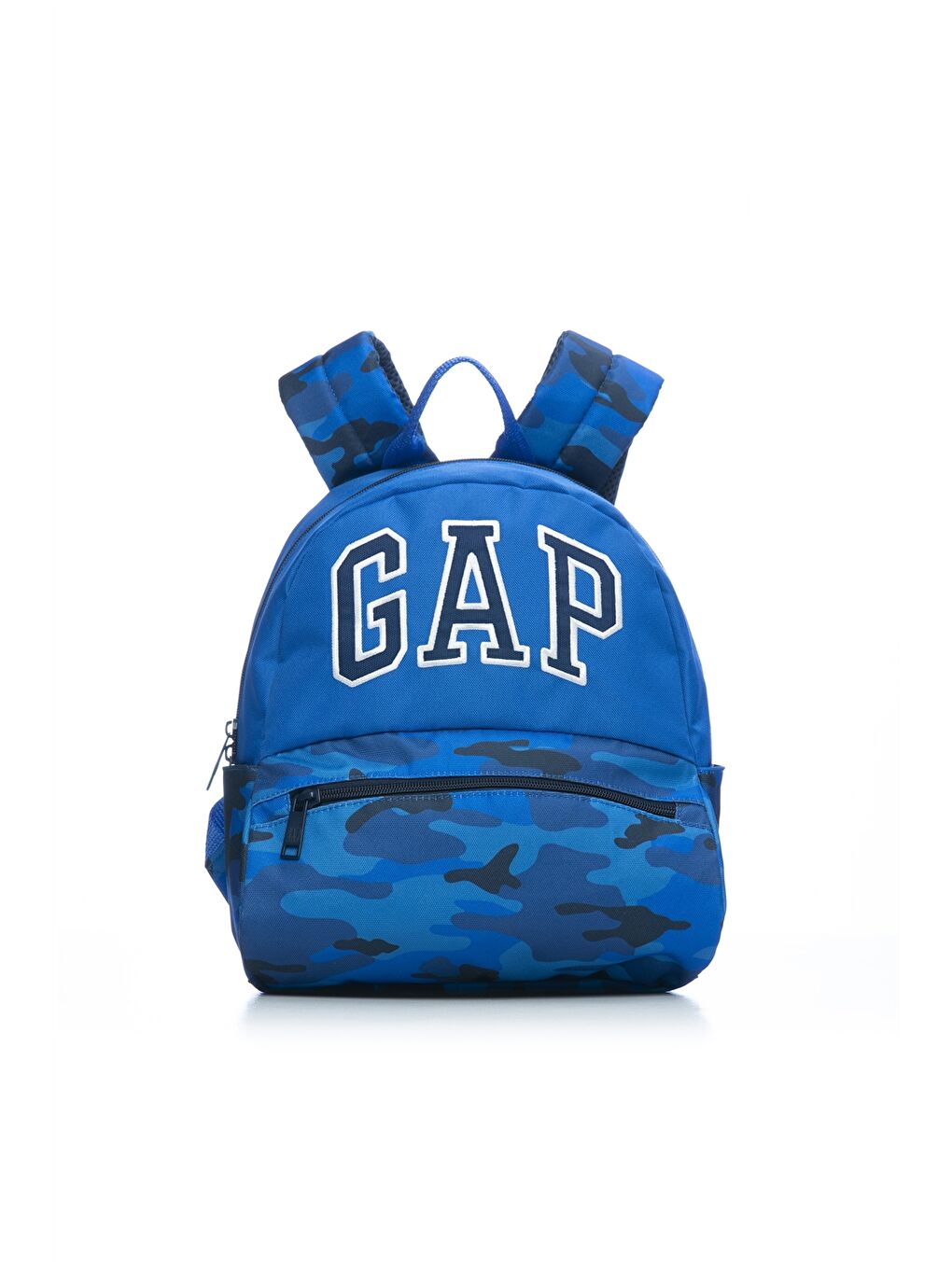 Mavi Yazı Nakışlı Erkek Çocuk Okul Çantası