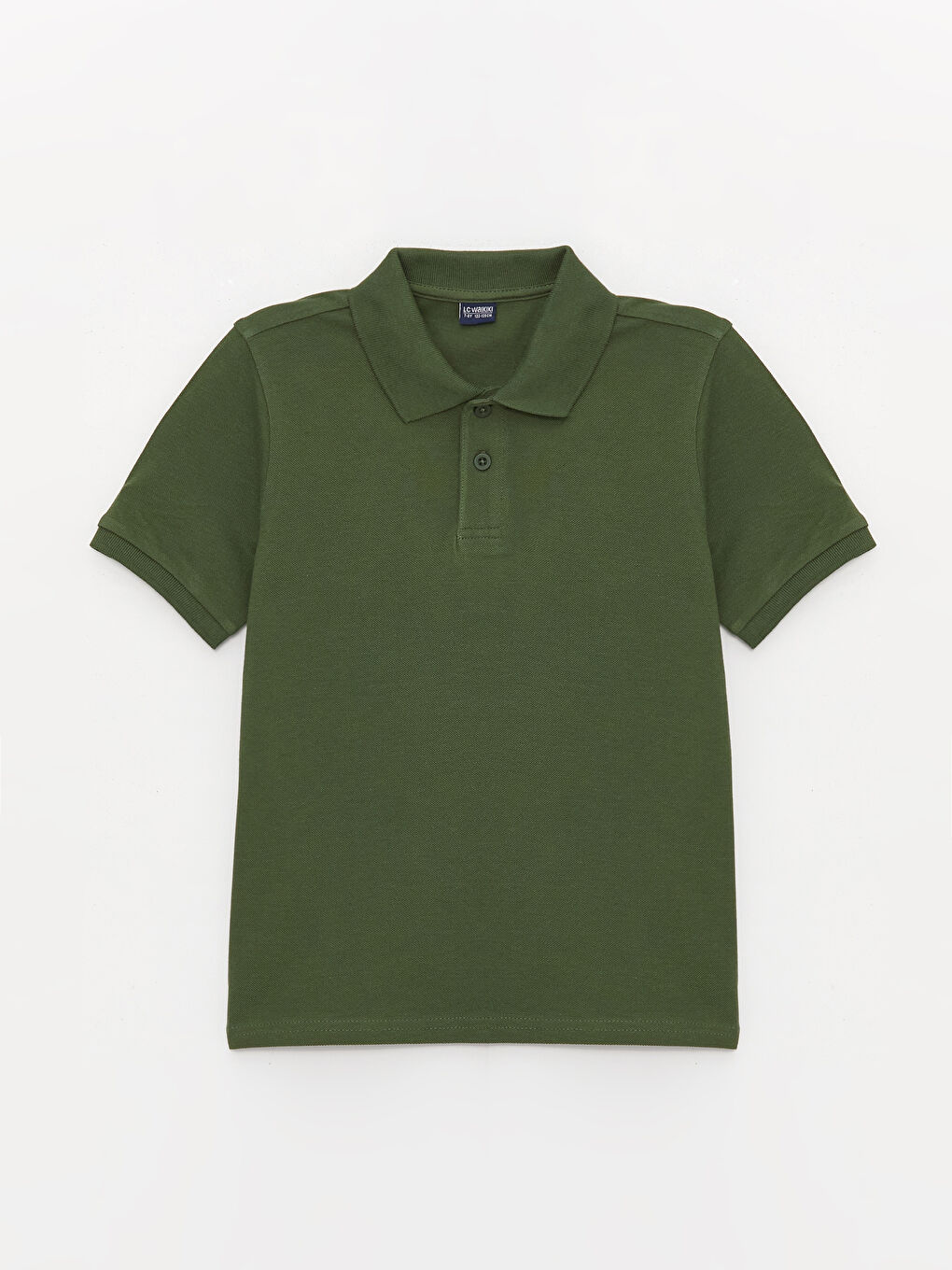 Polo Neck Basic Short Sleeve Boys' T-Shirt