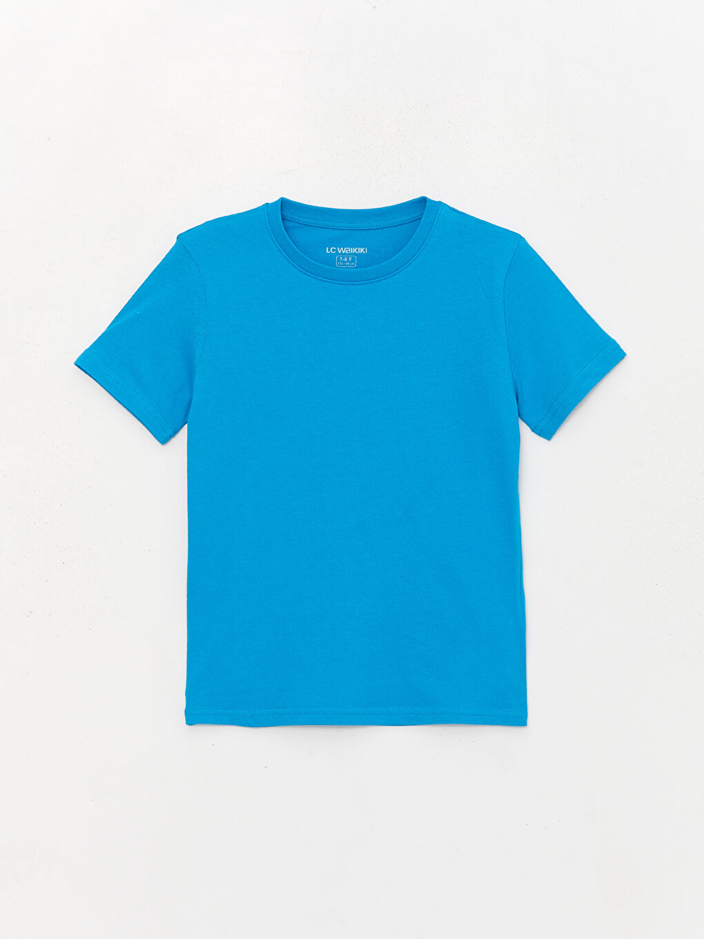 Crew Neck Basic Short Sleeve Boys' T-Shirt
