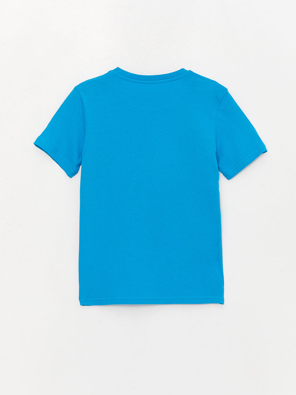 Crew Neck Basic Short Sleeve Boys' T-Shirt-1