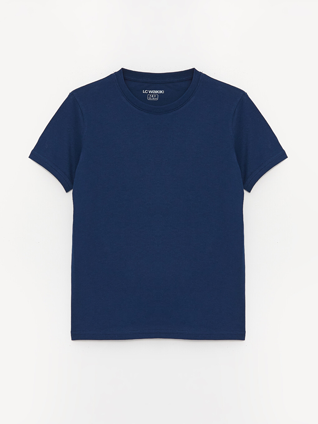 Tricou Pentru Băieți Cu Guler Rotund Și Mânecă Scurtă Basic
