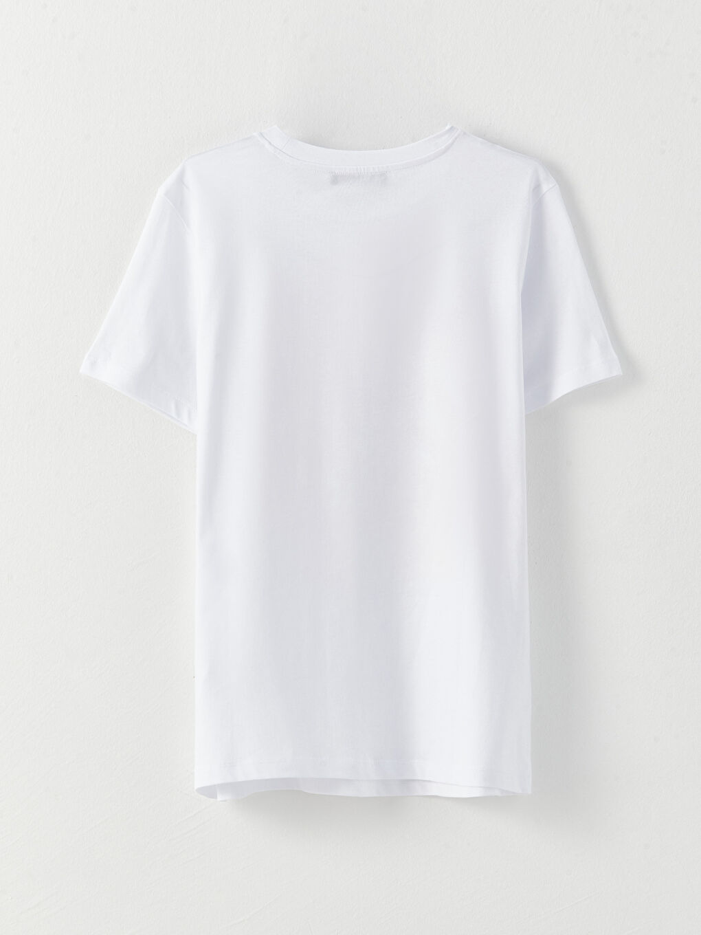 Хлопковая футболка для беременных с круглым вырезом и короткими рукавами с принтом-9