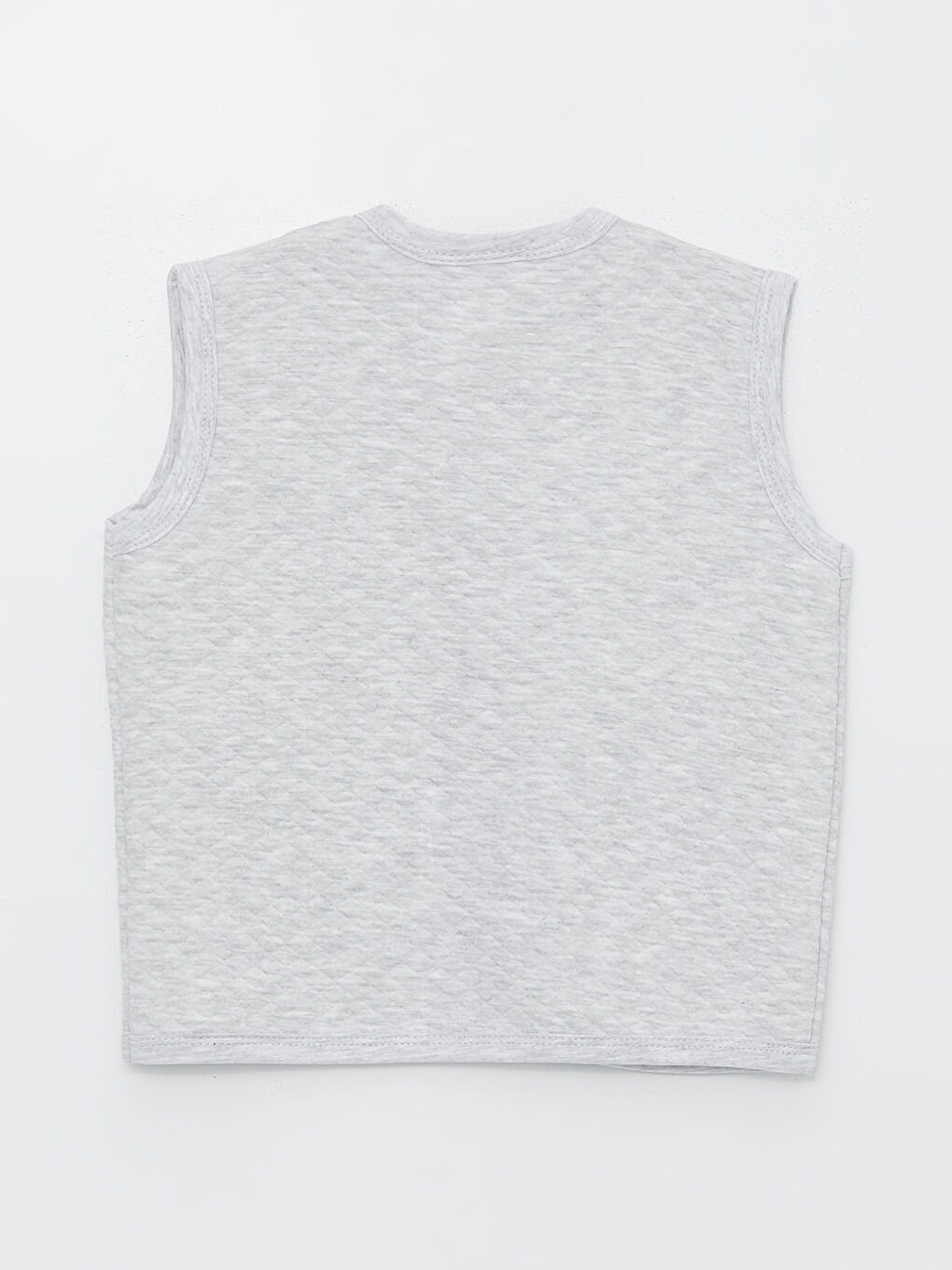 Gri V Yaka Erkek Bebek Yelek-1