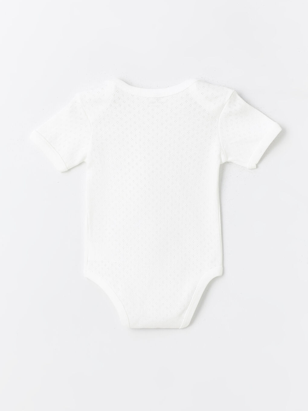 Ekru Bisiklet Yaka Erkek Bebek Çıtçıtlı Bodysuit 3'lü-2