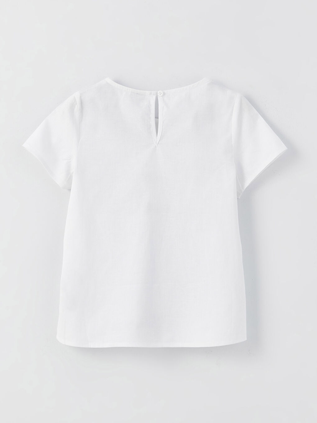LCW Kids Baby Collar Short Sleeve Girls' Blouse -W11766Z4-R9K