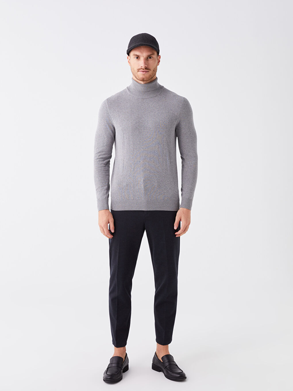 Herringbone Patterned Men's Cap Hat-1