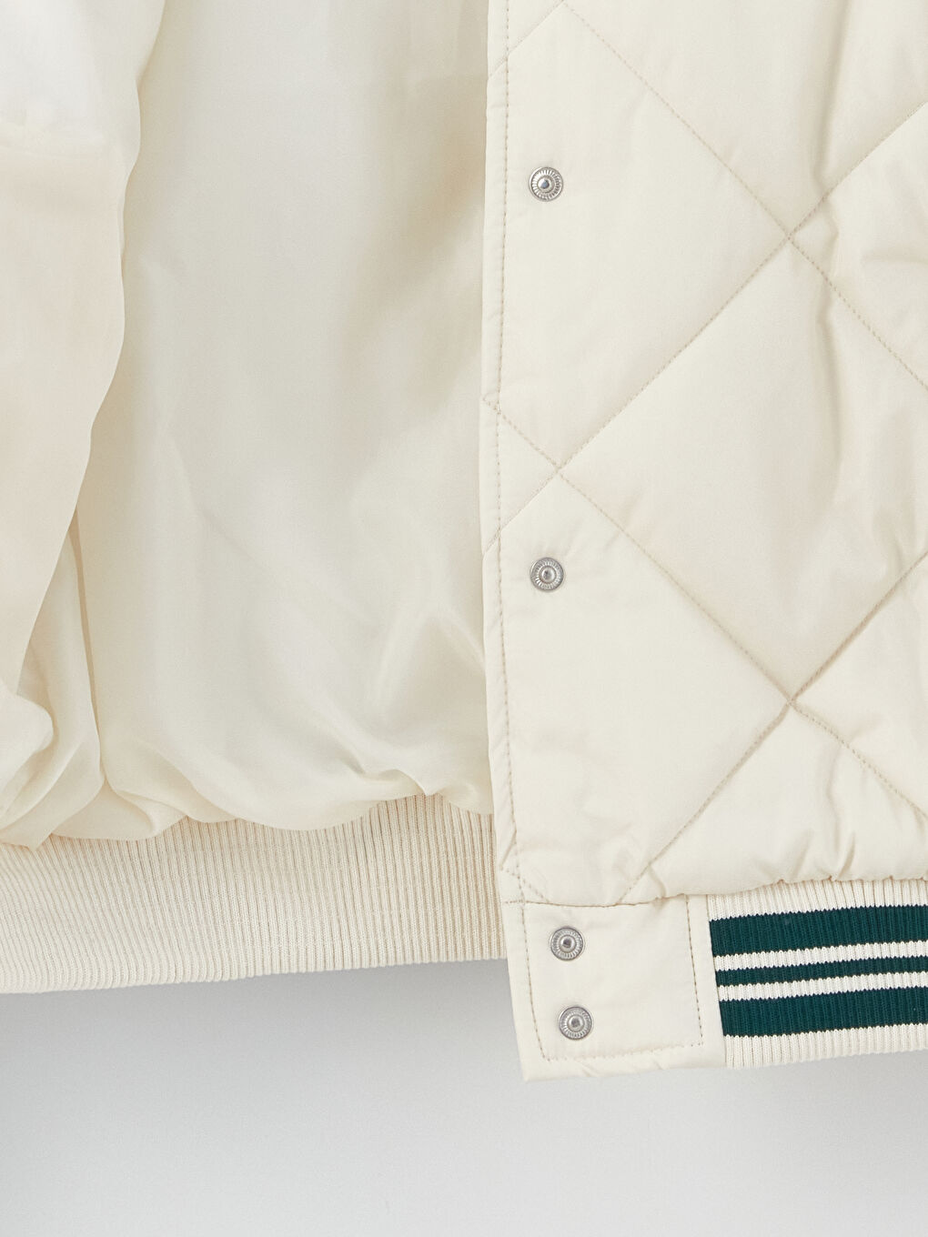 Ekru Nakışlı Uzun Kollu Kadın Kolej Ceket-8