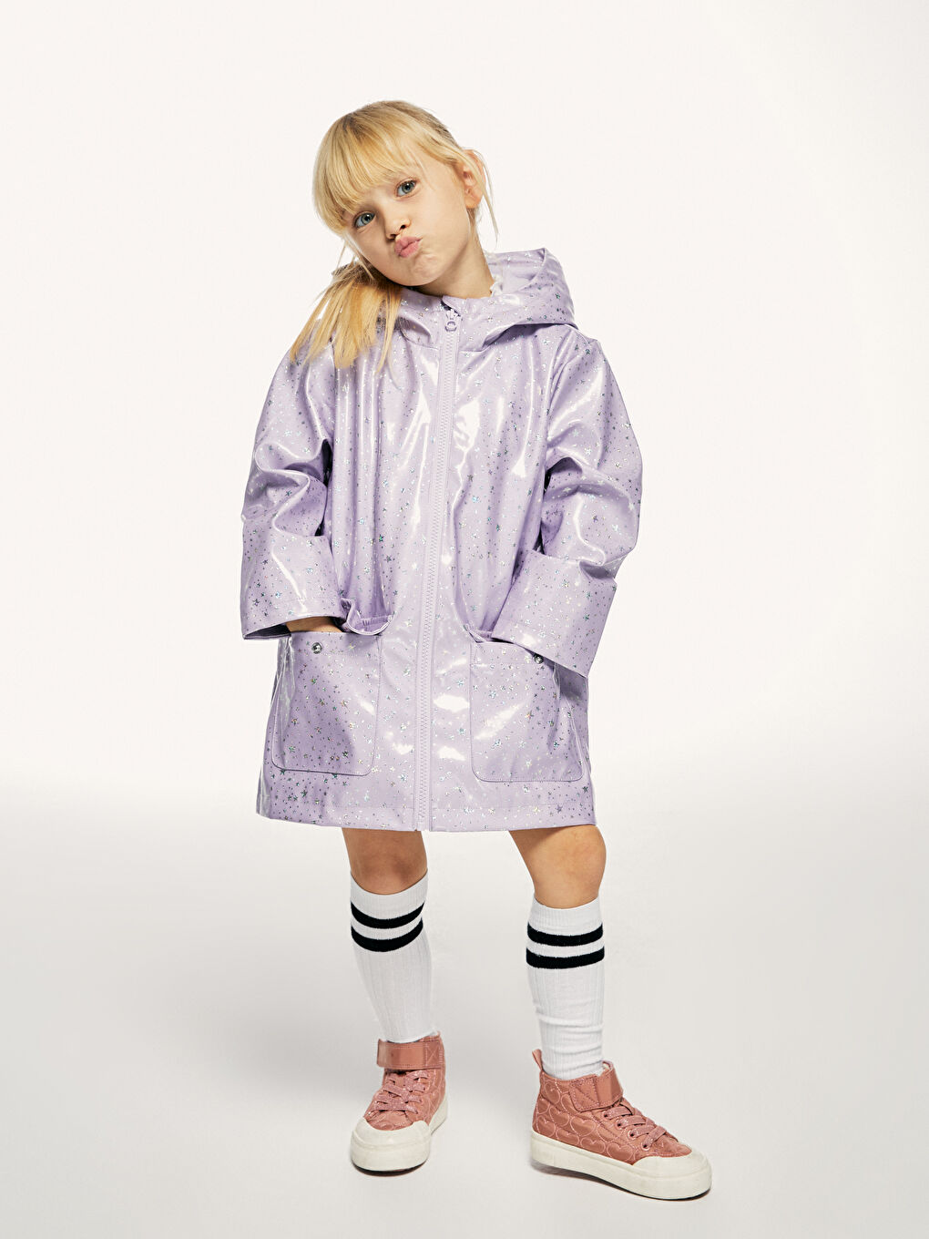 Hooded Girls' Coat-2