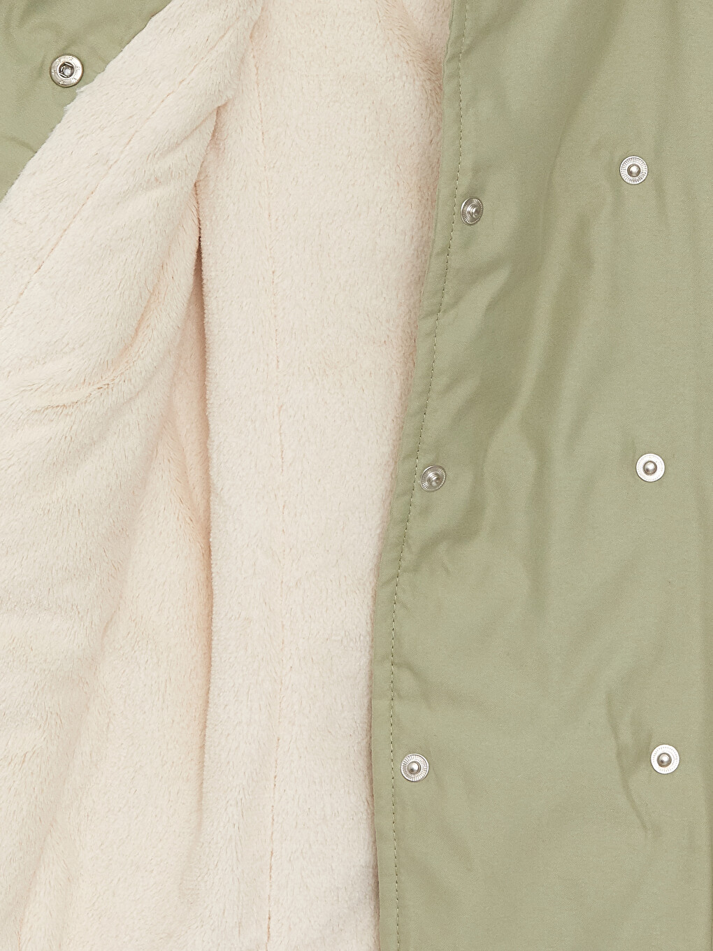 Shirt Collar Basic Girls' Coat-2