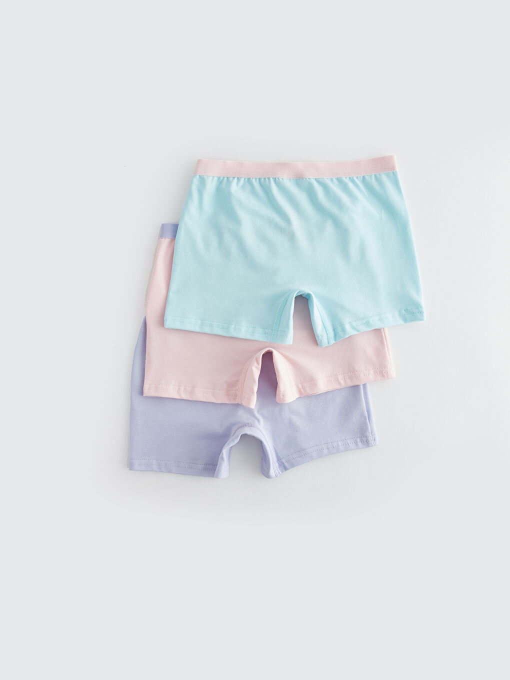 Basic Cotton Girls' Boxer 3-Pack-1