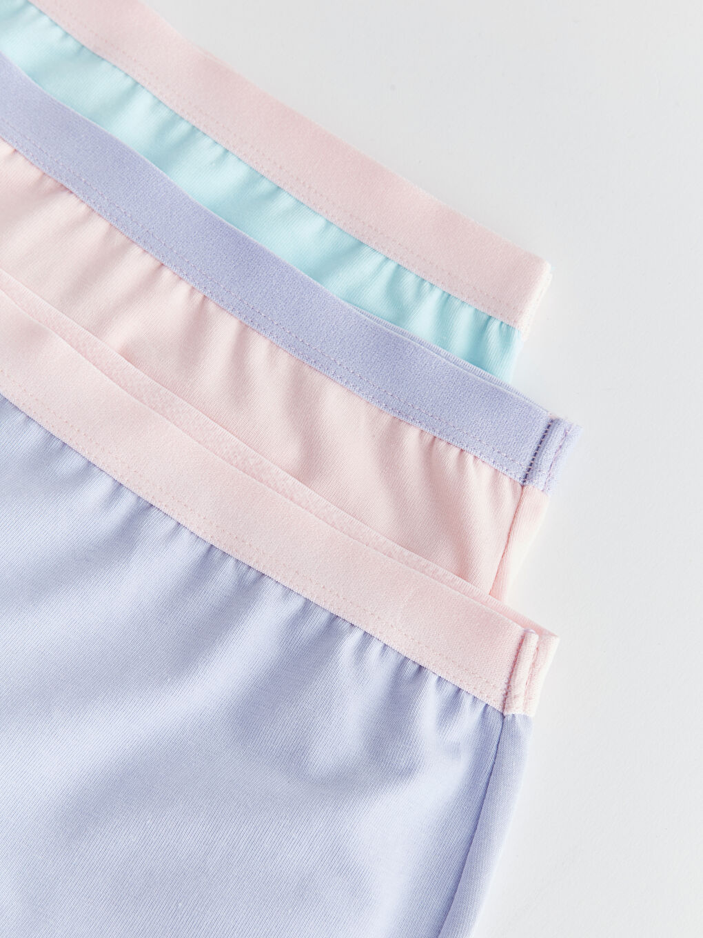 Basic Cotton Girls' Boxer 3-Pack-2