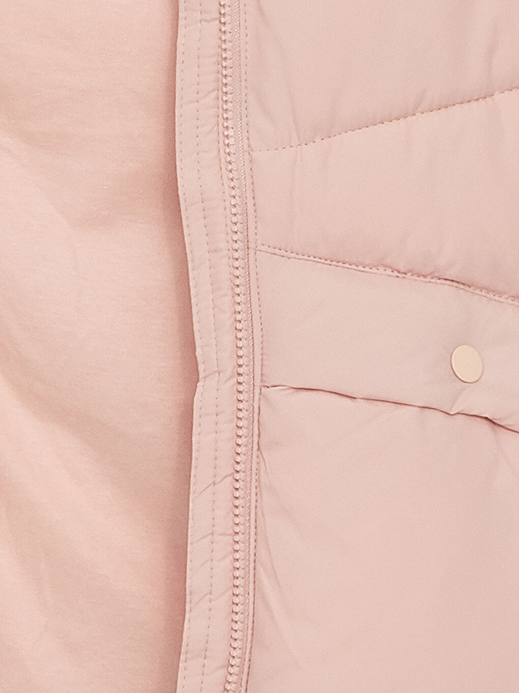 Қыздарға арналған капюшонды пуховик жилет-2