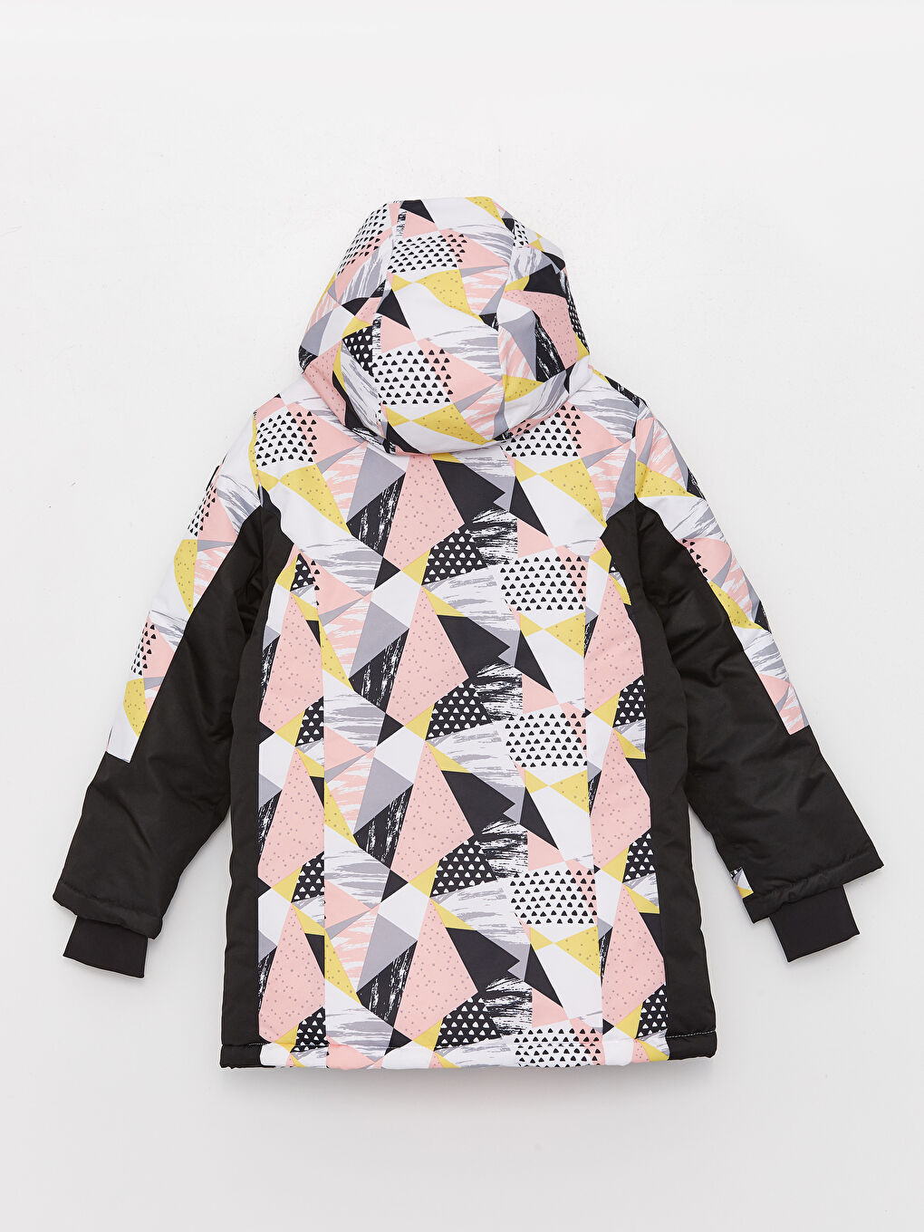 კაპიუშონიანი გოგონებისთვის სათხილამურო ქურთუკი-1