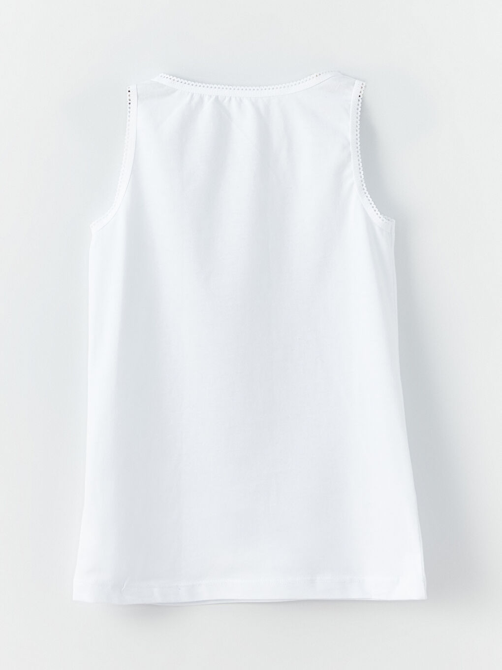 فيست أساسي بياقة دائرية للبنات - مجموعة من 2-2