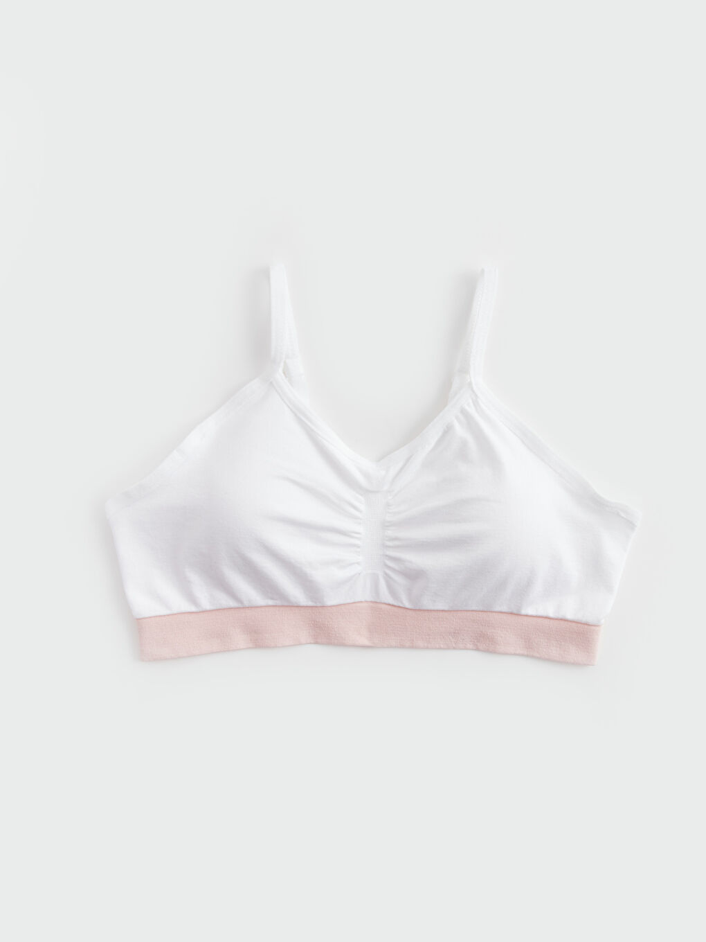 Beyaz Askılı Kız Çocuk Büstiyer