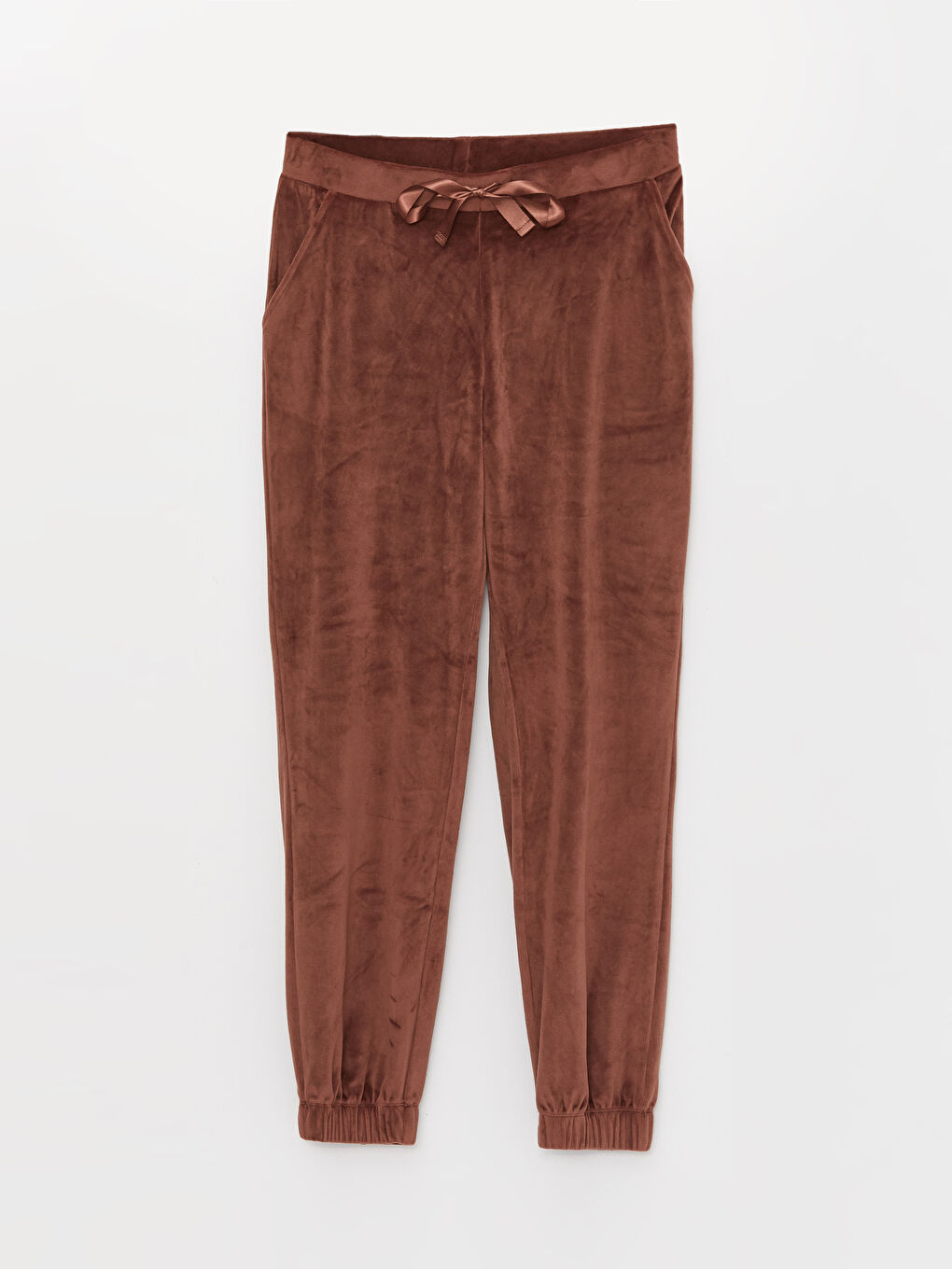 LCW DREAM Bas de pyjama jogger en velours uni à taille élastiquée pour Femmes -W30249Z8-HFD