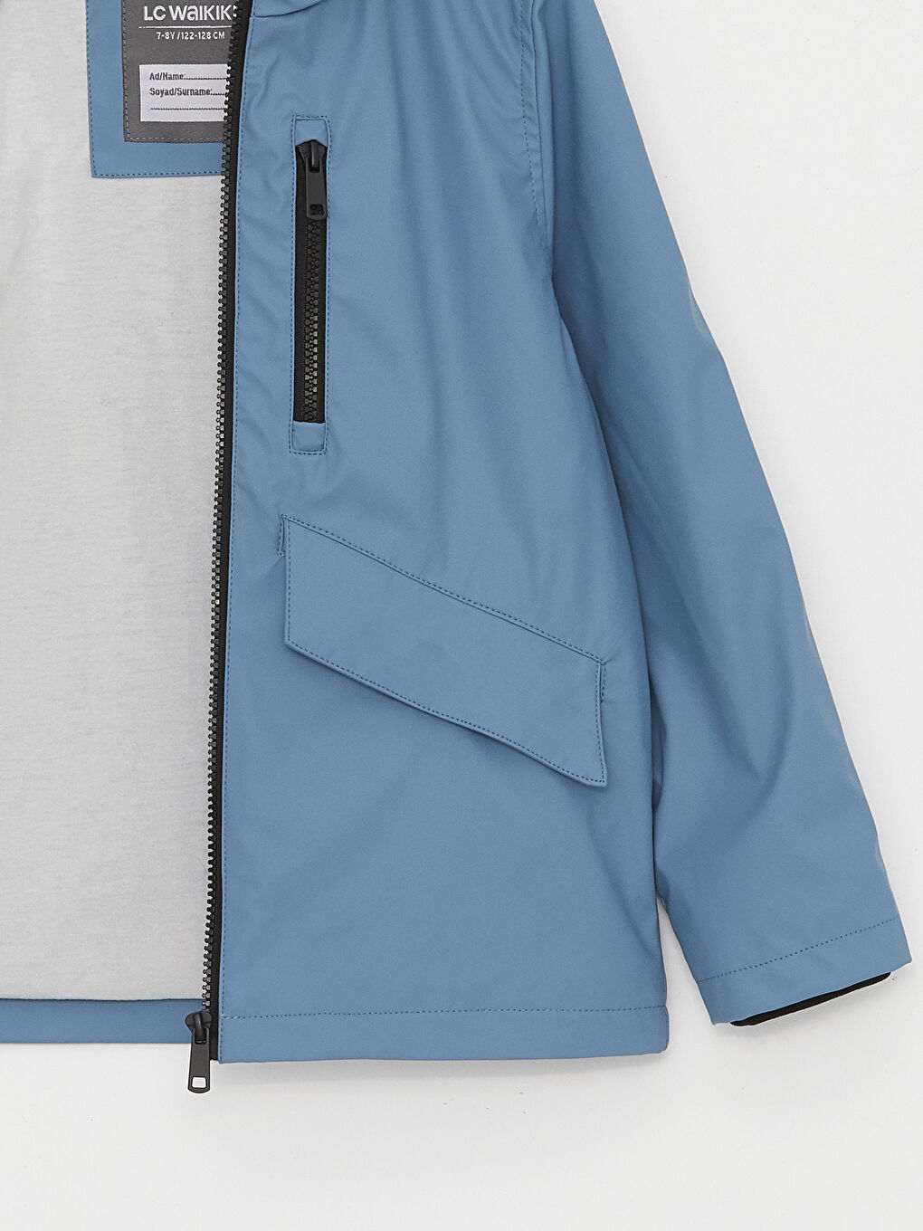 Hooded Boys' Raincoat-2