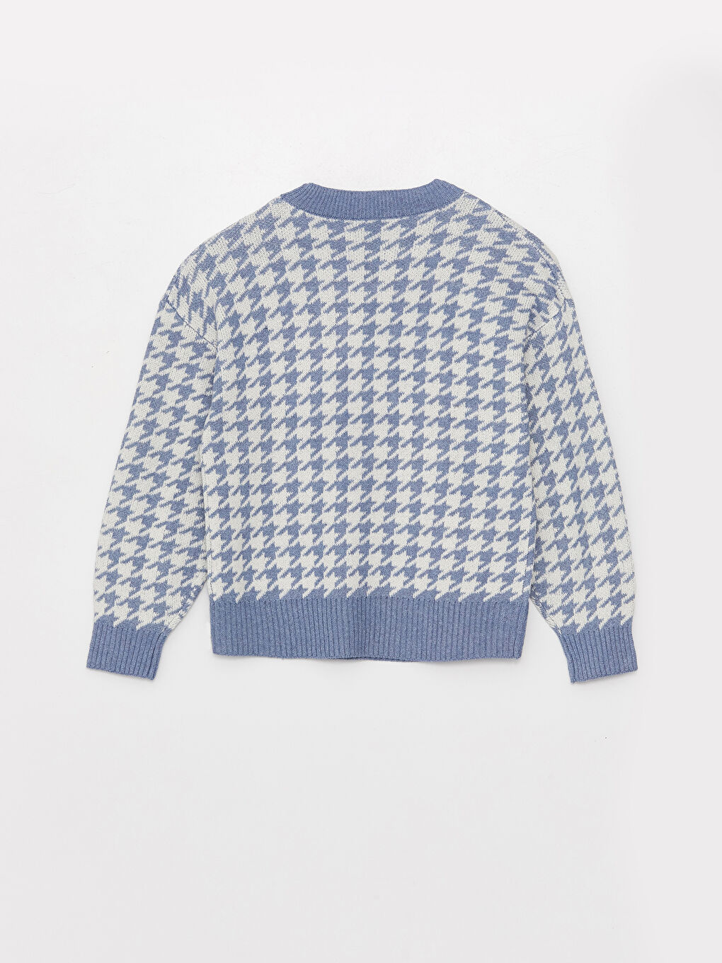 LCWAIKIKI Basic Crew Neck Patterned Long Sleeve Women's Knitwear Sweater -W30287Z8-MHY