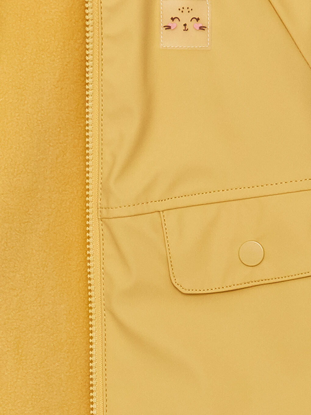 Hooded Long Sleeve Baby Girl Raincoat-2