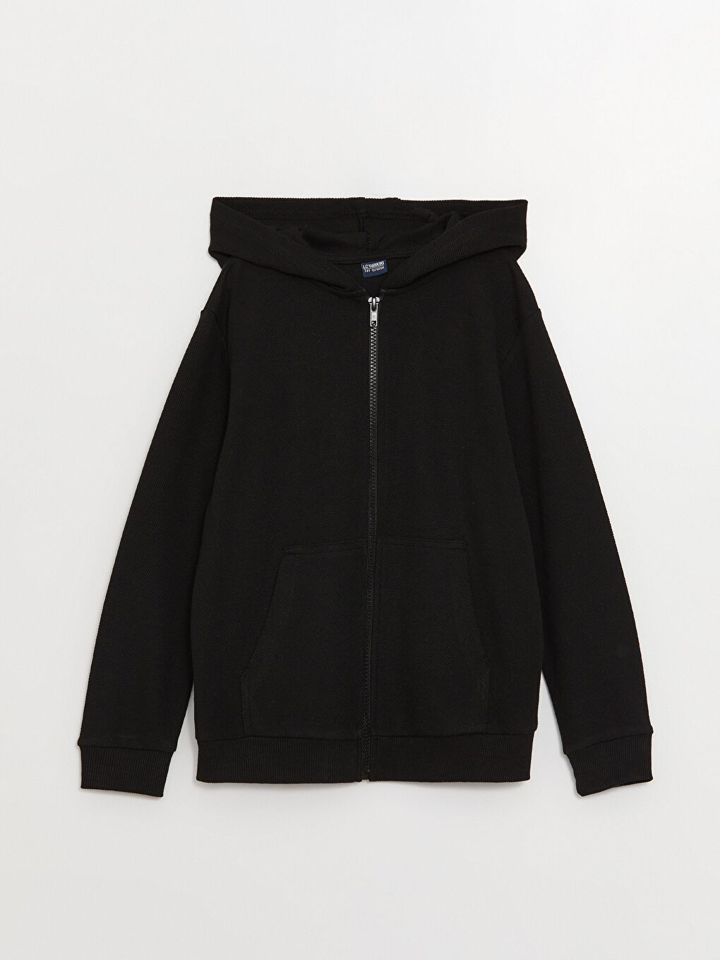 Hooded Basic Long Sleeve Boy Zippered Sweatshirt -W30341Z4-CVL