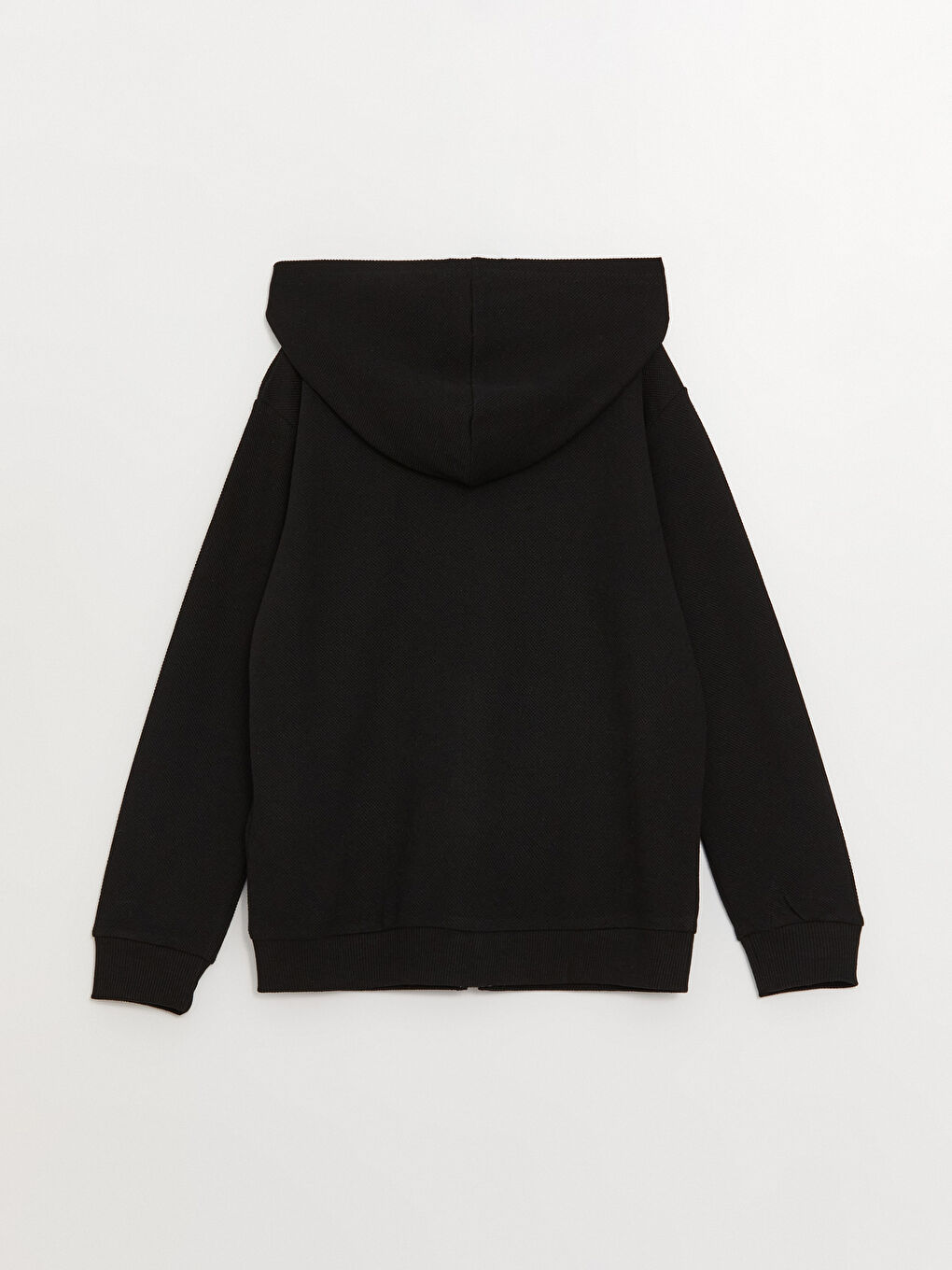 Hooded Basic Long Sleeve Boy Zippered Sweatshirt -W30341Z4-CVL