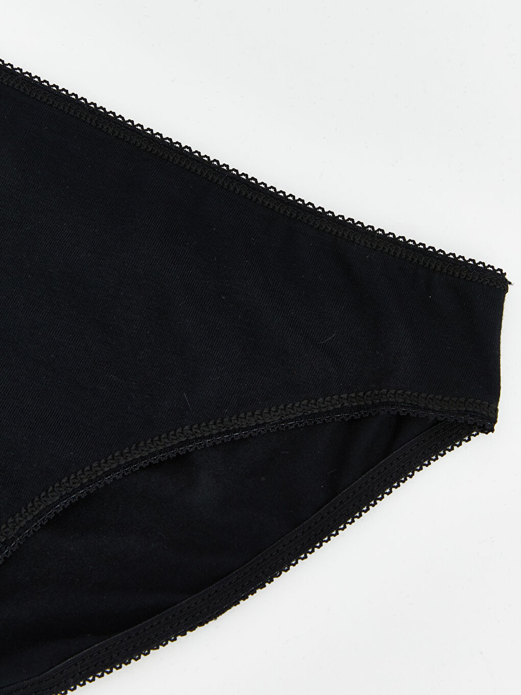 Siyah Düz Bikini Külot 3'lü-2