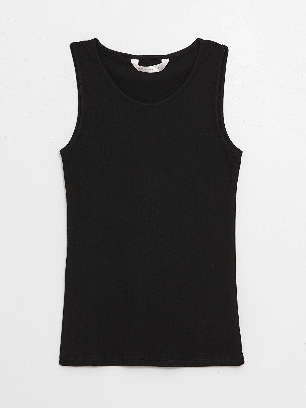 Women's Crew Neck Plain Tank Top-5