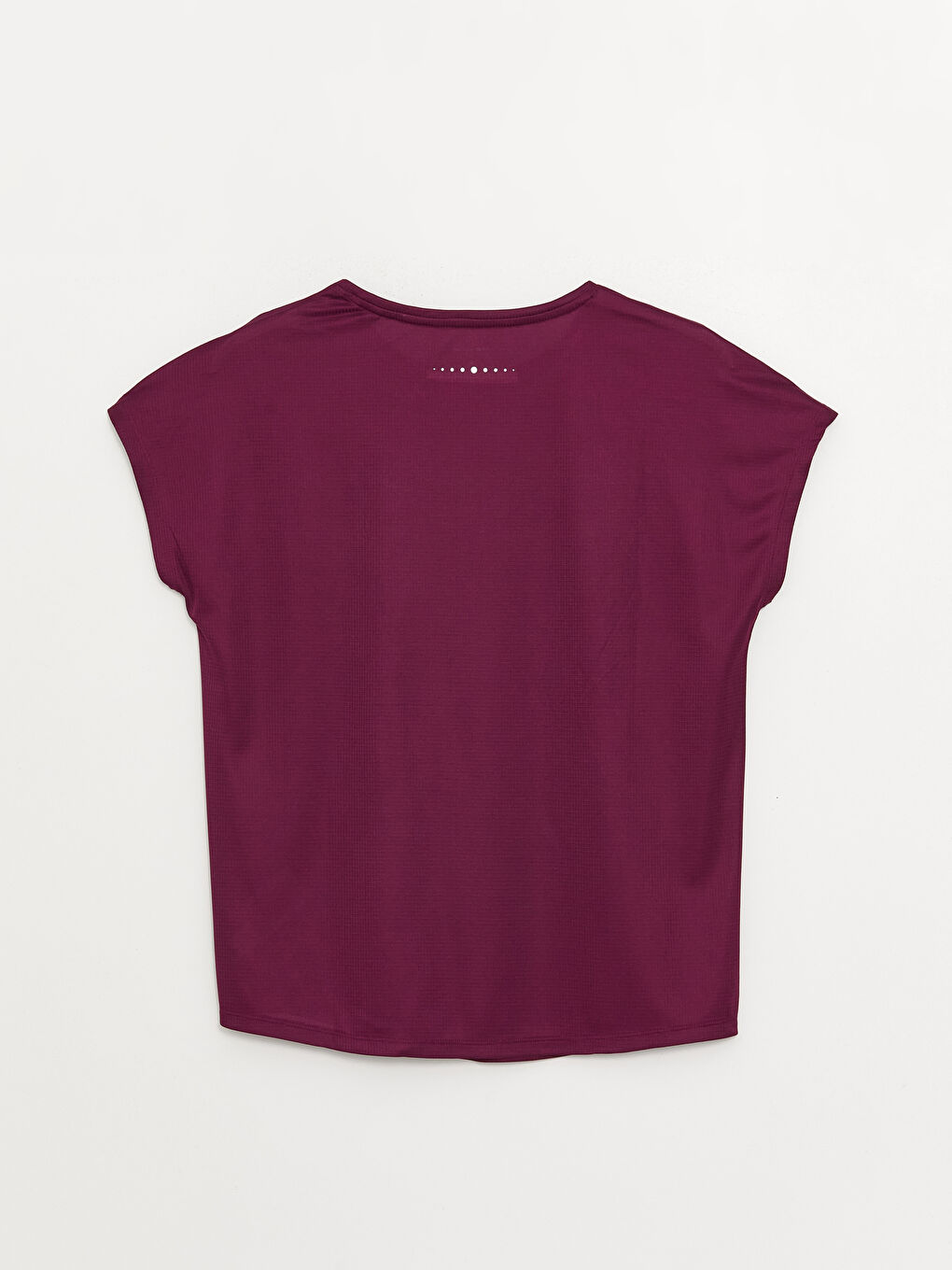 تي شيرت نساء كم قصير بسيط كول مدور-6