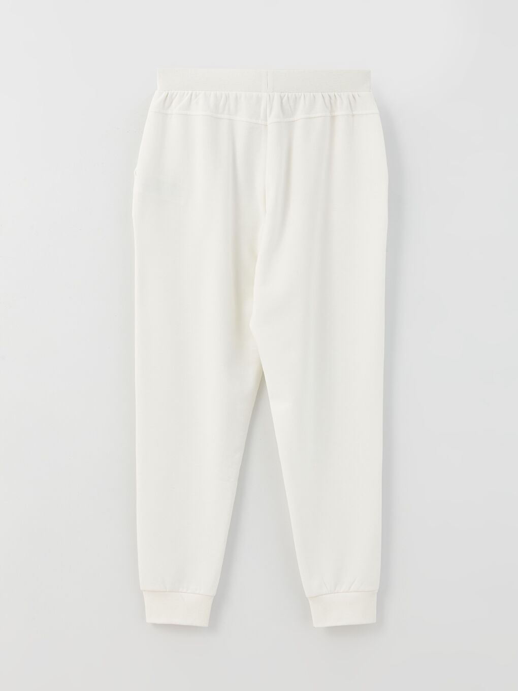 Women's Elasticated Waist Plain Jogger Sweatpants -W30436Z8-FDU