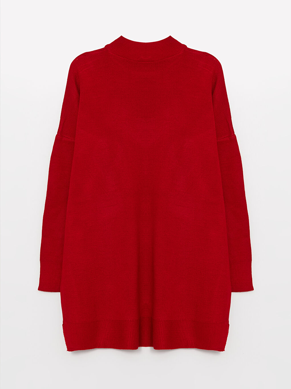 Half Turtleneck Oversize Women's Knitwear Tunic -W30450Z8-VAD