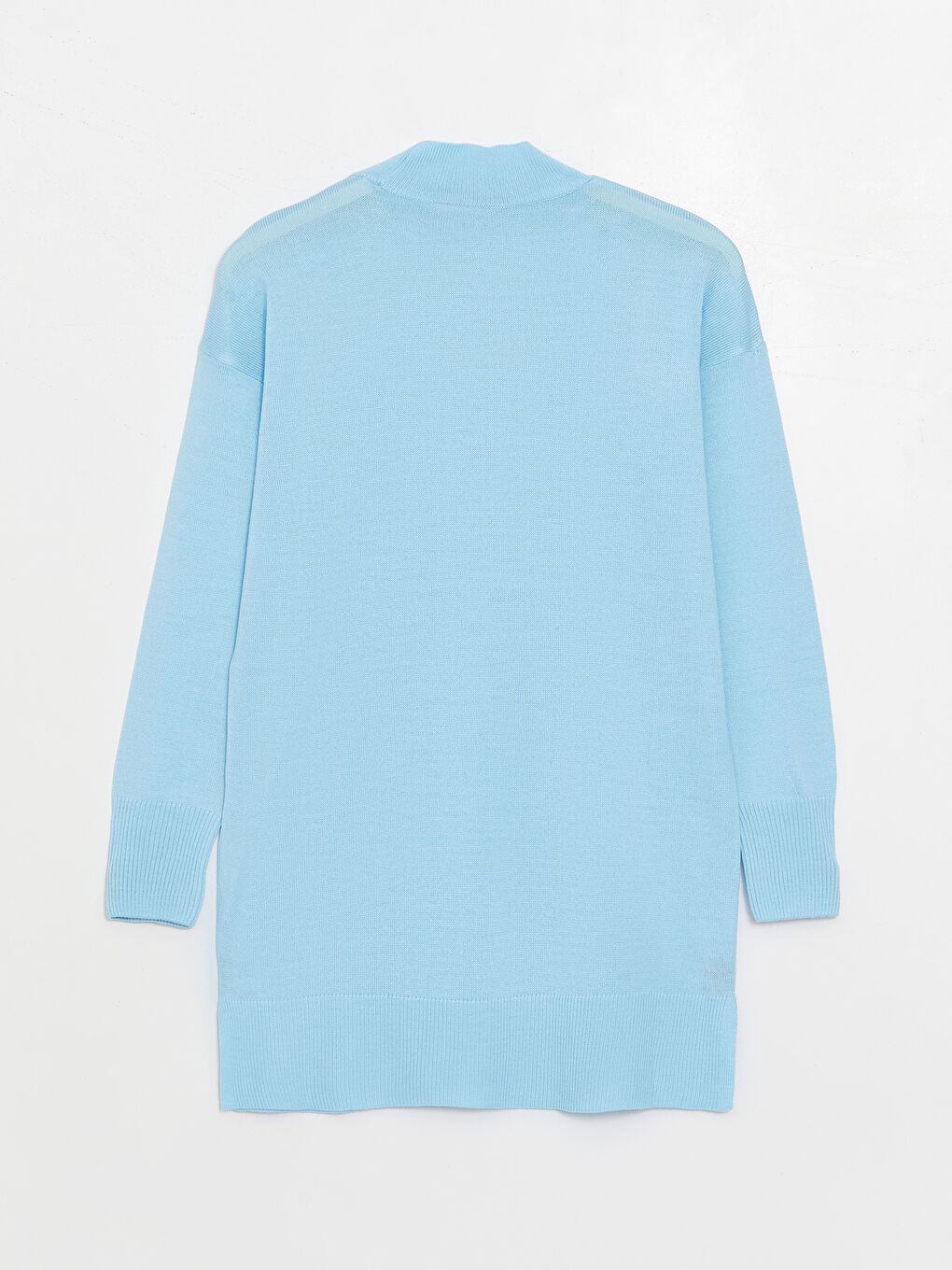 Half Turtleneck Plain Long Sleeve Women's Knitwear Tunic -W30451Z8-VJZ